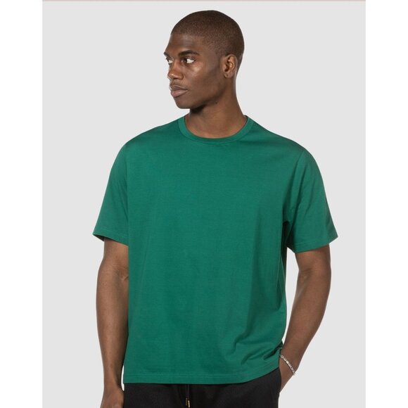 LCKR Footlocker Men's L Crew Neck Short Sleeve T-Shirt Alpine Green Cotton Tee - Picture 1 of 6